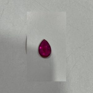 Red Colored CZ - Oval Shape (12x16.5 mm)